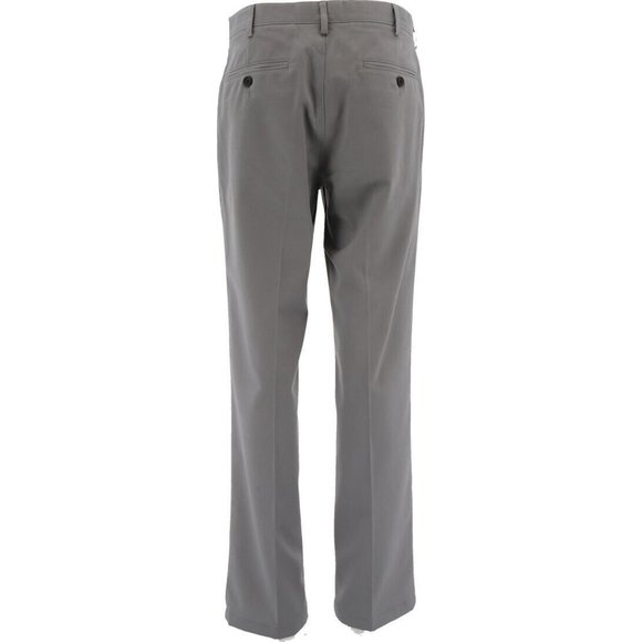 NWT LANDS' END TRADITIONAL FIT PERFORMANCE CHINO PANTS CEMENT GREY 44 TALL - Picture 4 of 10